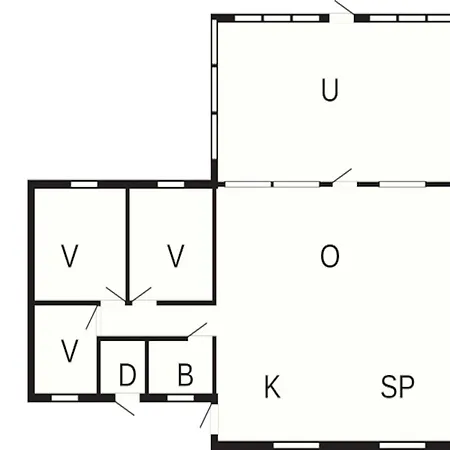 度假居 6 Person In Vaeggerlose Bøtø By